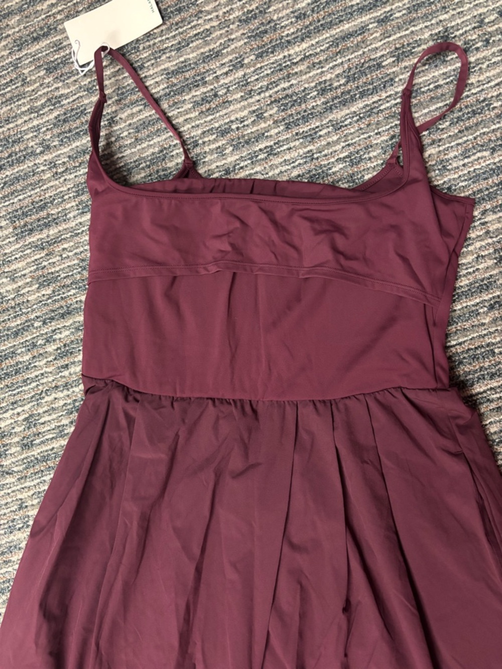 HALARA Wide-Leg Jumpsuit in Deep Plum - Picture 3 of 4